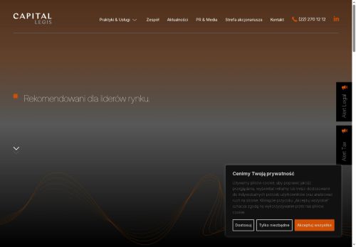 KANCELARIA CAPITAL LEGIS SPÓŁKA Z OGRANICZONĄ ODPOWIEDZIALNOŚCIĄ SPÓŁKA KOMANDYTOWO-AKCYJNA